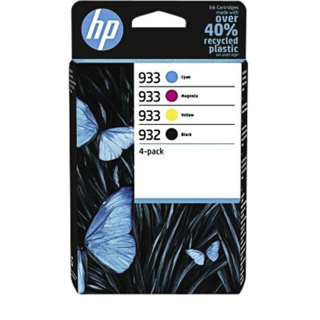 Ink cartridge HP 6ZC71AE 932 933 black + 3 colors Ink cartridge HP 6ZC71AE 932 933 black + 3 colors