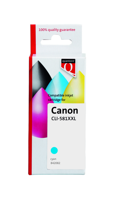 Inktcartridge Quantore alternatief tbv Canon CLI-581XXL blauw Inktcartridge Quantore alternatief tbv Canon CLI-581XXL blauw