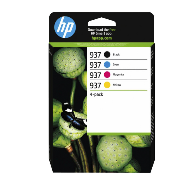 Ink cartridge HP 6C400NE 937 black + 3 colors