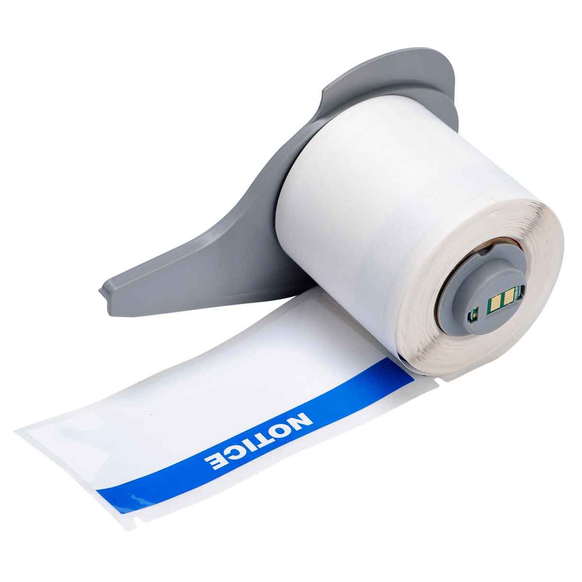 BMP71 polyesterlabels met agressieve kleefstof WARNING BMP71 polyesterlabels met agressieve kleefstof WARNING