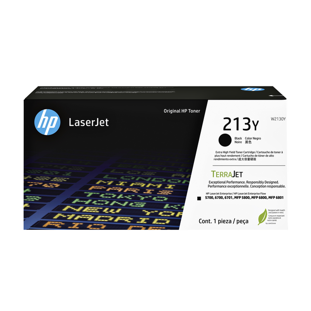 Toner cartridge HP W2130Y 213Y black Toner cartridge HP W2130Y 213Y black