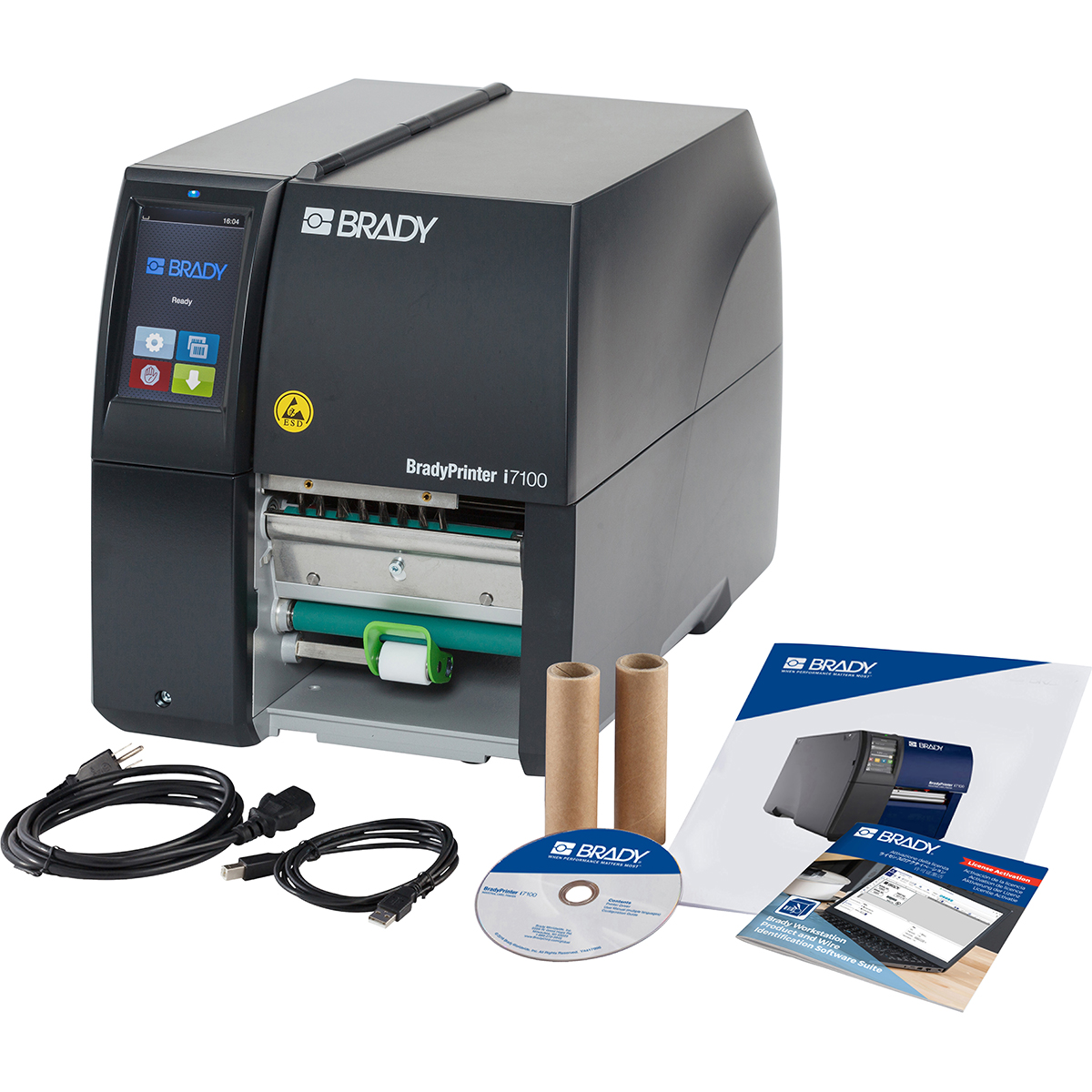 BradyPrinter i7100 600 dpi fully ESD UK with Peel function