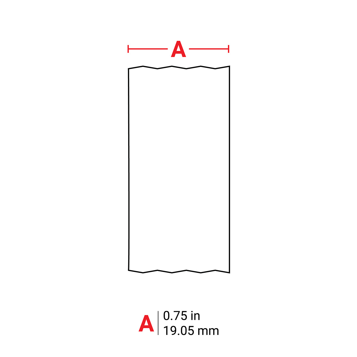 110933-M21-750-461-AW Polyestertape voor M211; M210; BMP21-PLUS; BMP21-LAB; BMP21