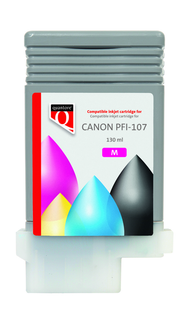 B45520PR inkcartridge quantore canon pfi-107 rood