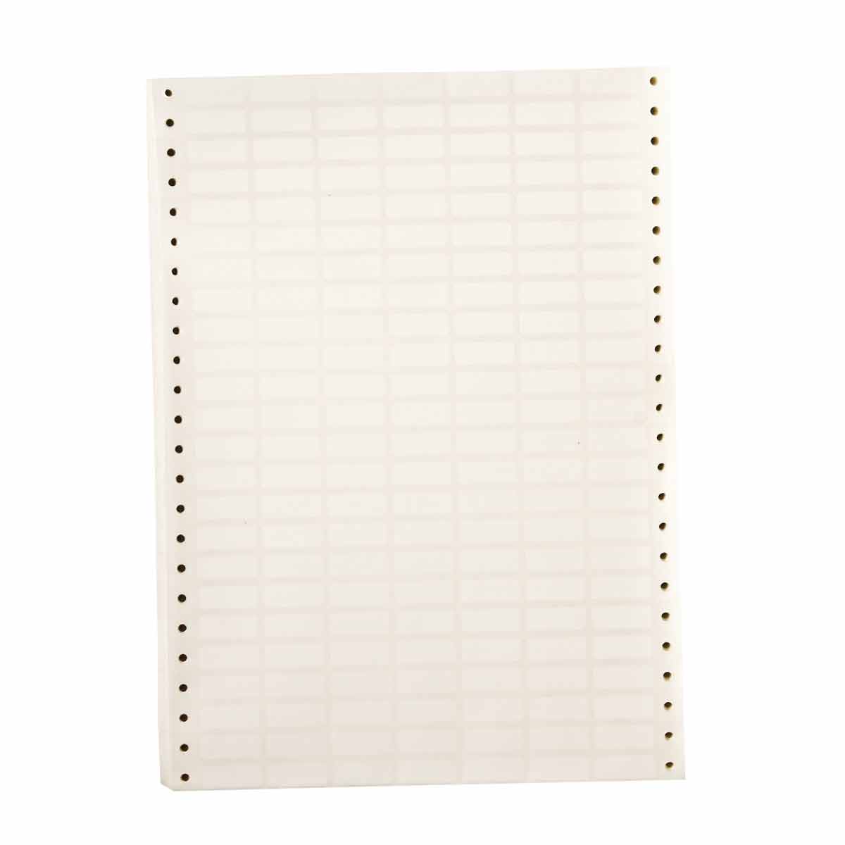 028915_DAT-51-619-10 DaTab Etiketten für Nadeldrucker, 25,40 mm (B) x 9,53 mm (H), Weiß
