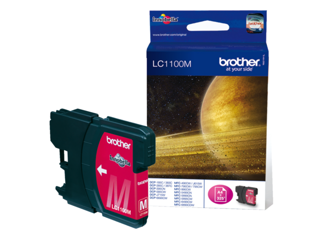 LC1100M inkcartridge brother lc-1100 rood