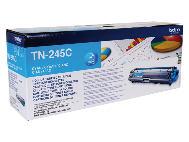 TN245C toner brother tn-245 2.2k blauw