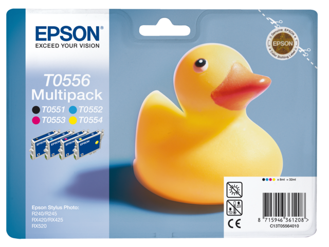 INKCARTRIDGE EPSON T055640 ZWART 3 KLEUREN