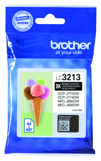 LC3213BK inkcartridge brother lc-3213 zwart hc