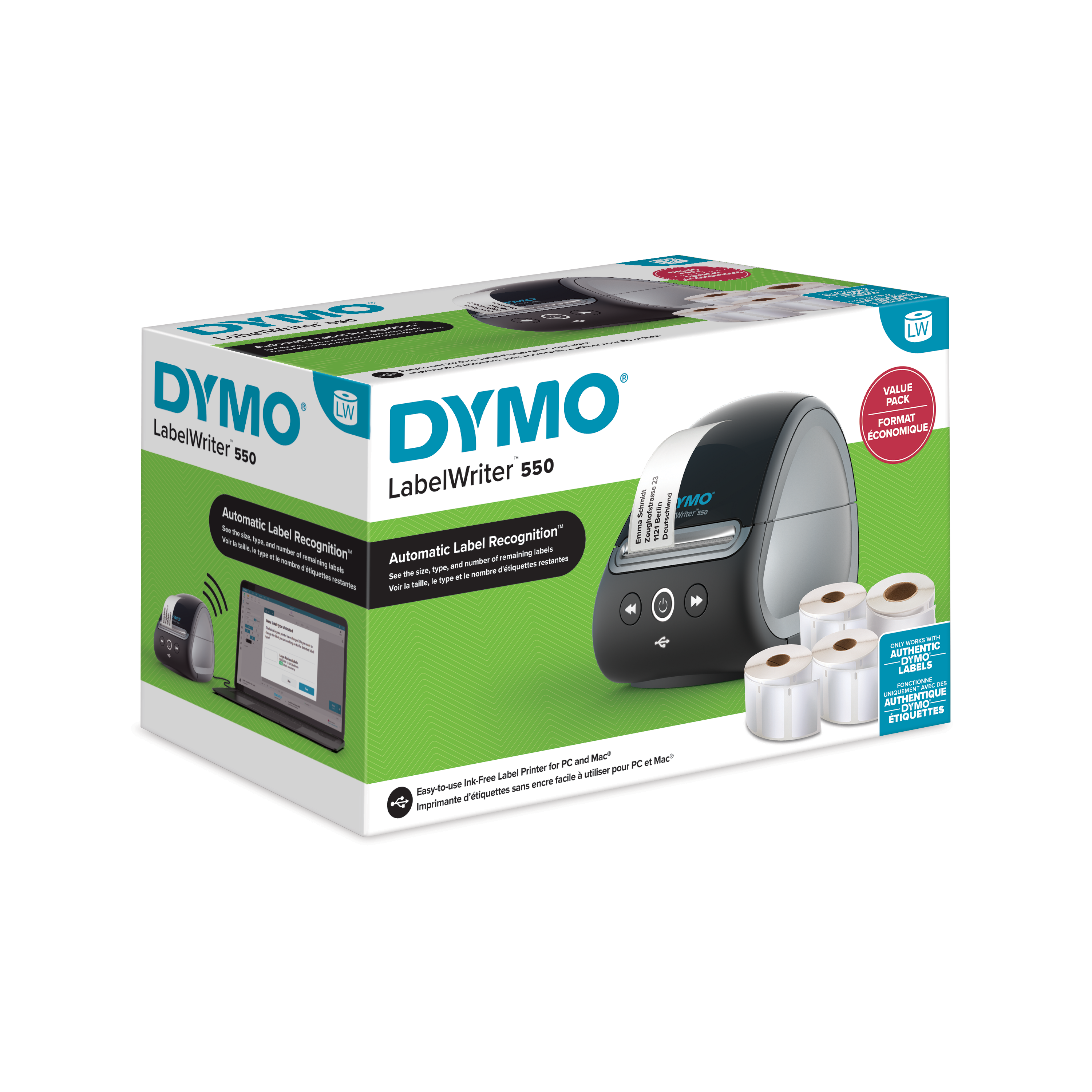 Dymo LabelWriter 550 Valuepack