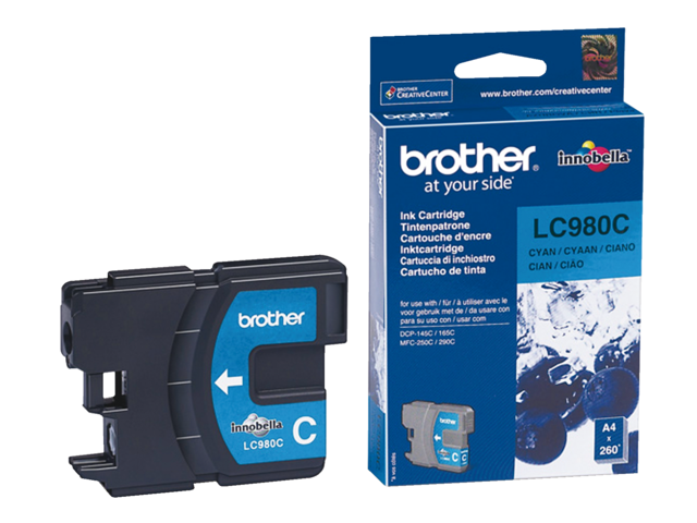 LC980C inkcartridge brother lc-980 blauw