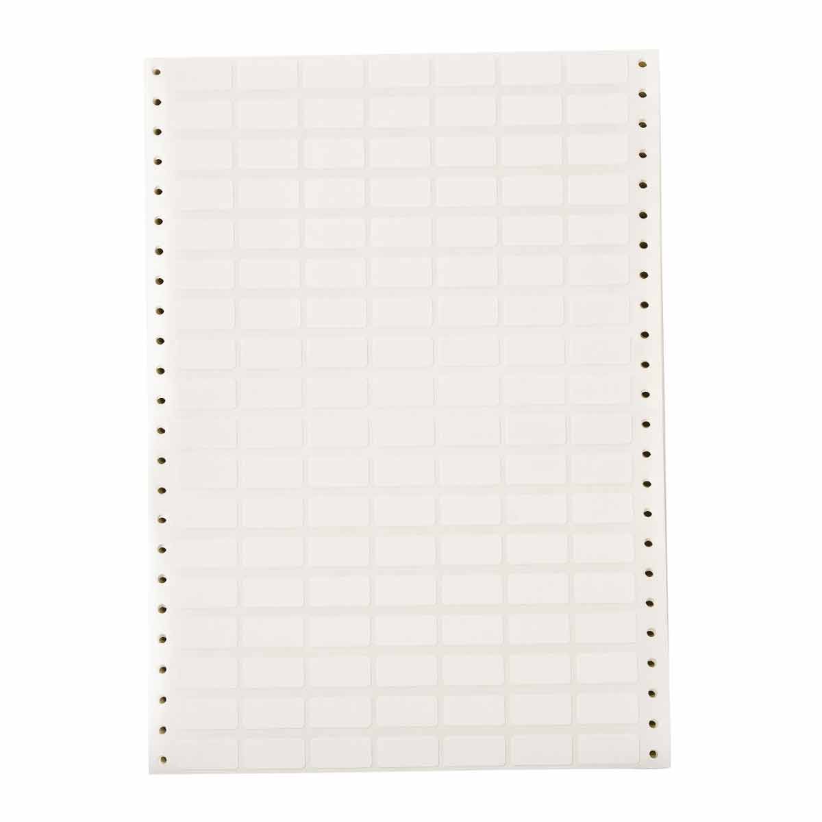 028971_DAT-18-502-10 DaTab Dot Matrix Printable Labels, 25,40 mm (W) x 12,70 mm (H), White