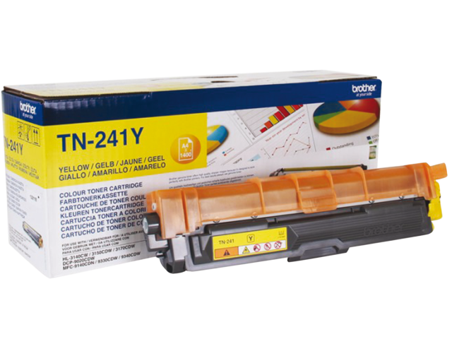 TN241Y toner brother tn-241 1.4k geel
