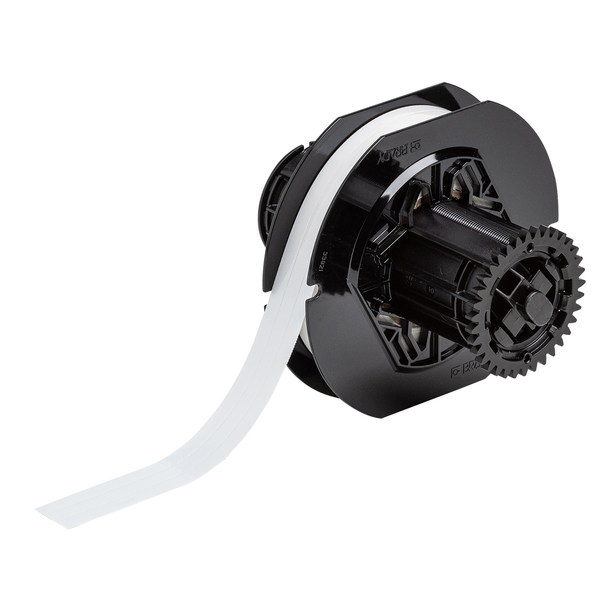 151520-B33C-250-414 B33-serie BradyGrip bedrukbaar klitmateriaal, 6,35 mm (B) x 15,24 m (L), Wit