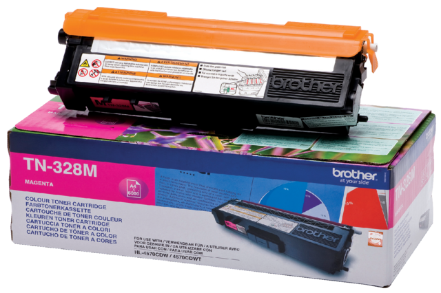 Toner Brother TN-328M rood Toner Brother TN-328M rood