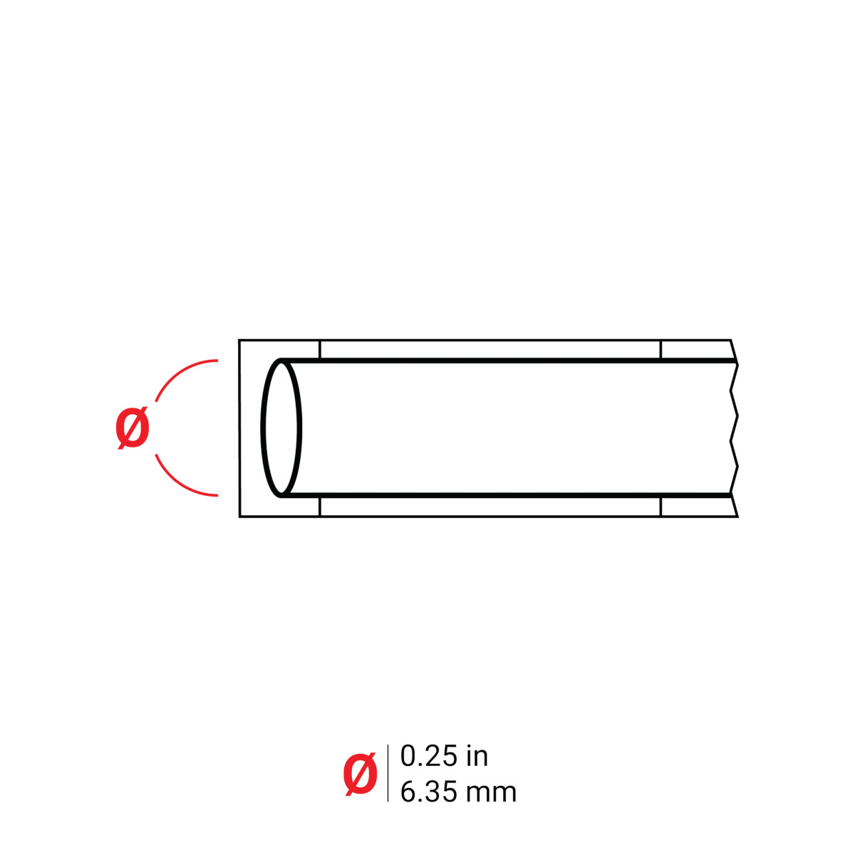 110925-M21-250-C-342 PermaSleeve hittekrimpende polyolefin krimpkous voor M211; M210; BMP21-PLUS; BMP21