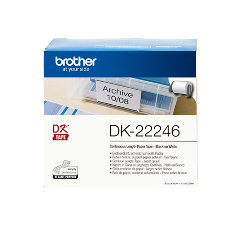 Brother DK-22246 doorlopend papier 103 mm x 30,48 m