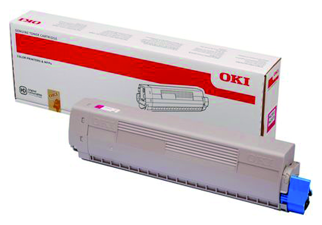 45862838 tonercartridge oki 45862838 7.3k rood
