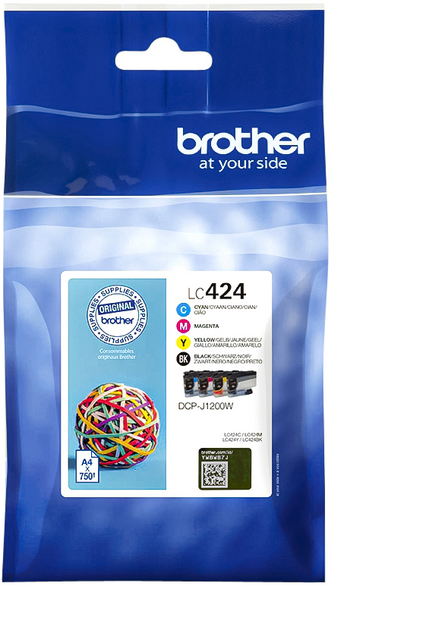 INK CARTRIDGE BROTHER LC-424 BLACK + 3 COLORS INK CARTRIDGE BROTHER LC-424 BLACK + 3 COLORS