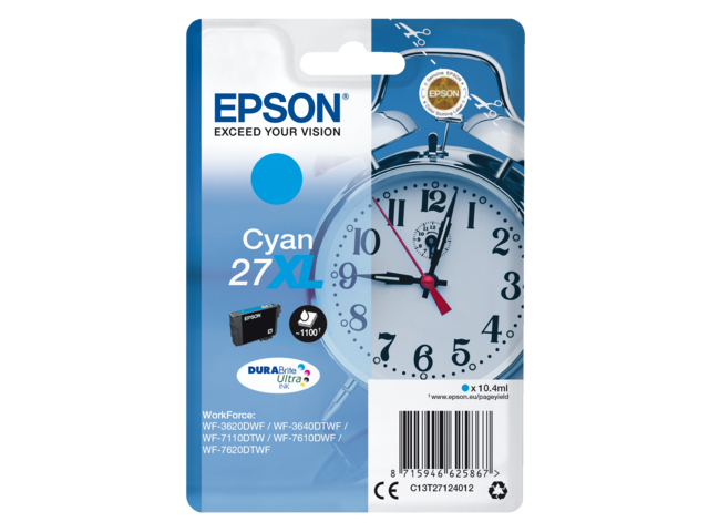 2666500 inkcartridge epson 27xl t2712 blauw