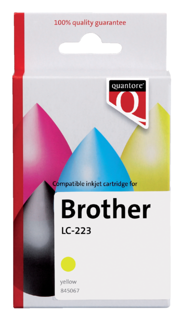 K20620PR inkcartridge quantore bro lc-223 geel