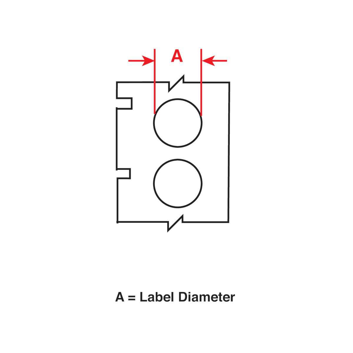 Labels voor de BMP41/BMP51/M511 labelprinter