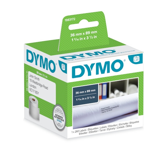 Dymo 1983172 LabelWriter adresetiketten 36x89mm (1x260)