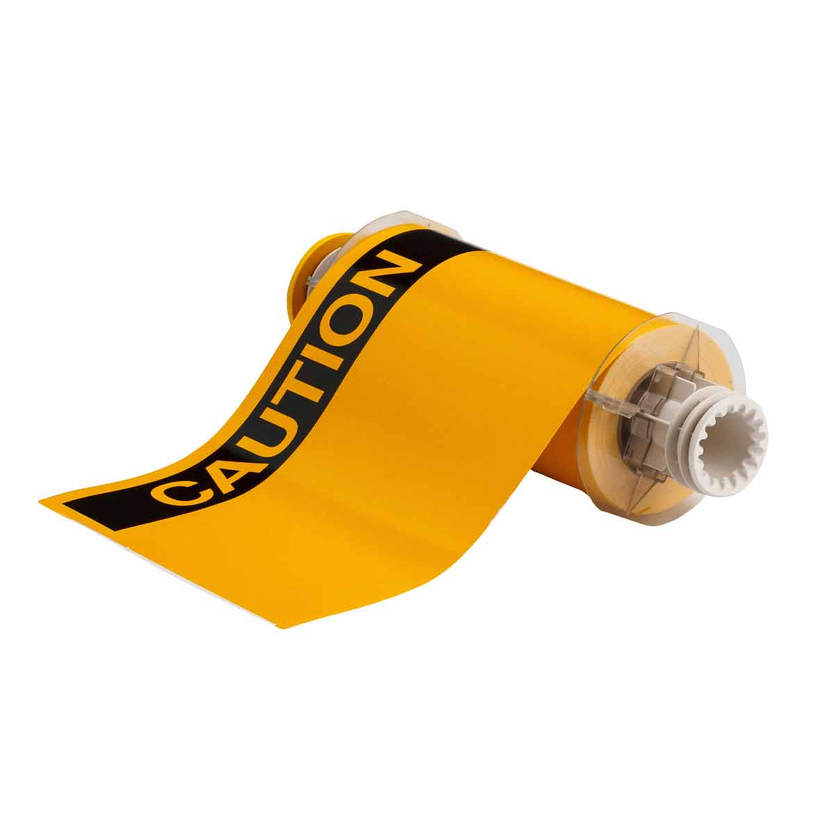 BBP85 voorgedrukte OSHAlabels "CAUTION" uit vinyl voor binnen en buitengebruik