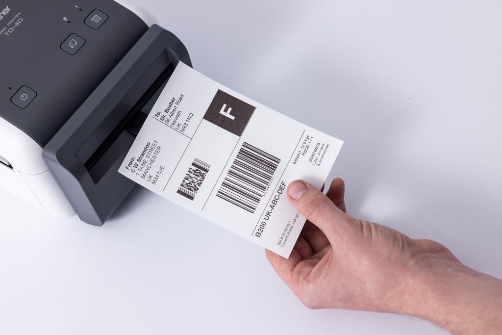 Brother TD-4420DNFC labelprinter voor linerless labels, USB/LAN
