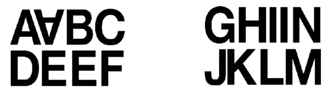 Etiket HERMA 4187 33mm letters A-N zwart 16stuks Etiket HERMA 4187 33mm letters A-N zwart 16stuks