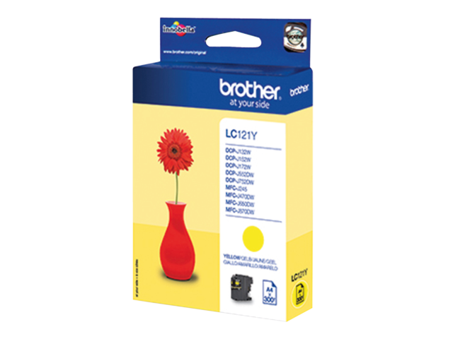 LC121Y inkcartridge brother lc-121 geel