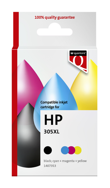 Ink cartridge Quantore alternative tbv HP 305XL black + color Ink cartridge Quantore alternative tbv HP 305XL black + color
