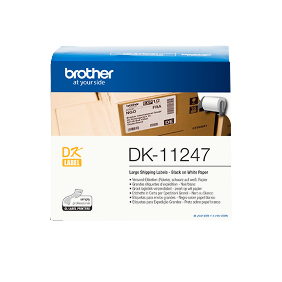 Brother DK-11247 labels 103 x 164 mm Brother DK-11247 labels 103 x 164 mm