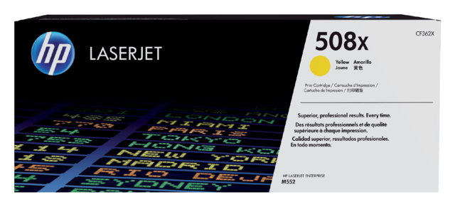 Toner cartridge HP CF362X 508X yellow Toner cartridge HP CF362X 508X yellow