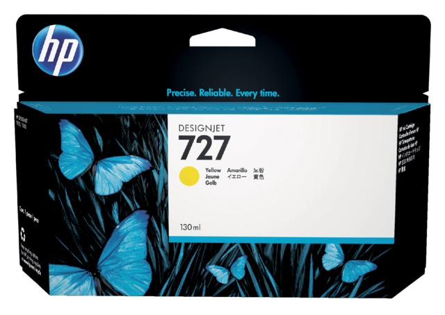 Ink cartridge HP B3P21A 727 yellow