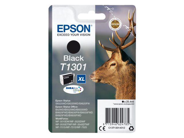 2666360 inkcartridge epson t1301 xl zwart