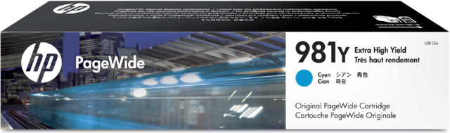 Ink cartridge HP L0R13A 981Y blue