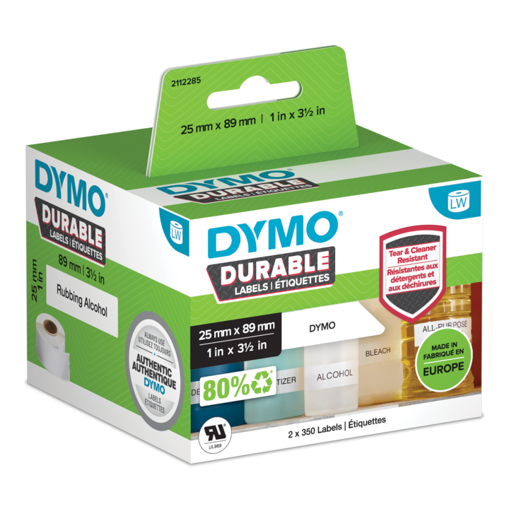 Dymo 2112285 duurzame LabelWriter etiketten 25x89mm
