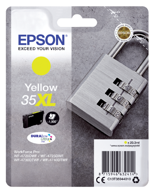 2783021 inkcartridge epson 35xl t3594 geel hc