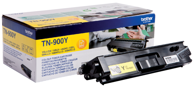 Toner Brother TN-900Y geel Toner Brother TN-900Y geel