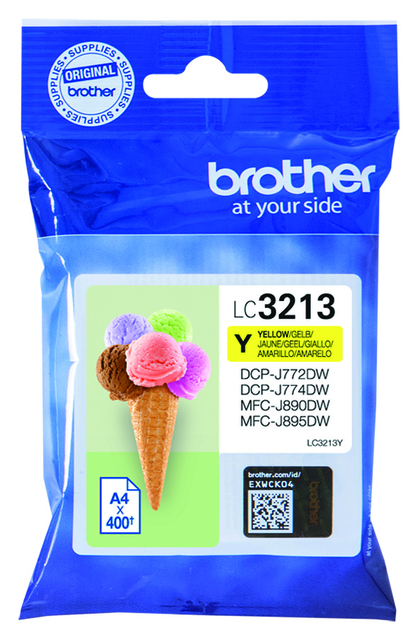 LC3213Y inkcartridge brother lc-3213 geel hc