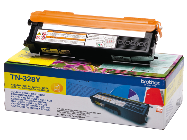 TN328Y toner brother tn-328 6k geel