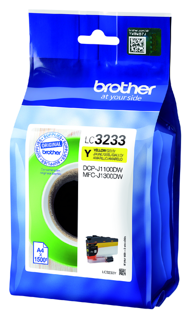 LC3233Y inkcartridge brother lc-3233 geel