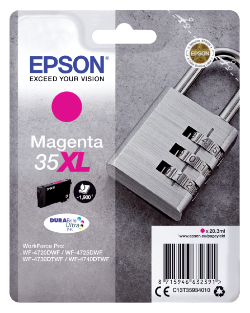 2783019 inkcartridge epson 35xl t3593 rood hc