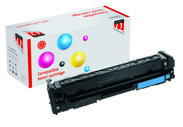 K18109PR tonercartridge quantore hp 205a cf531a 0.9k blauw