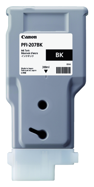 2139869 inkcartridge canon pfi-207 300ml zwart