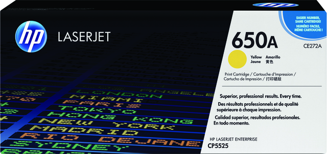 Toner cartridge HP CE272A 650A yellow Toner cartridge HP CE272A 650A yellow