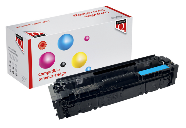 K18113PR tonercartridge quantore hp 203a cf541a 1.3k blauw