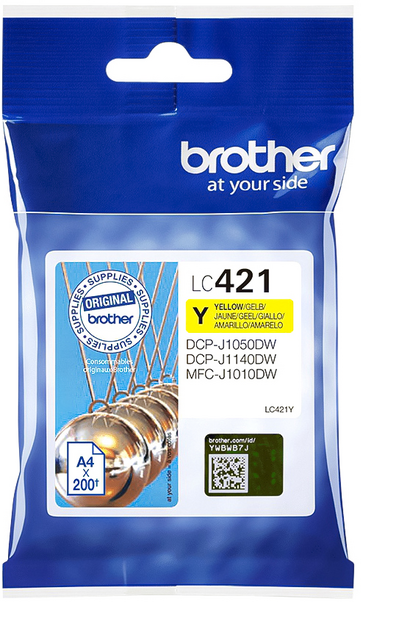 INK CARTRIDGE BROTHER LC-421Y YELLOW INK CARTRIDGE BROTHER LC-421Y YELLOW