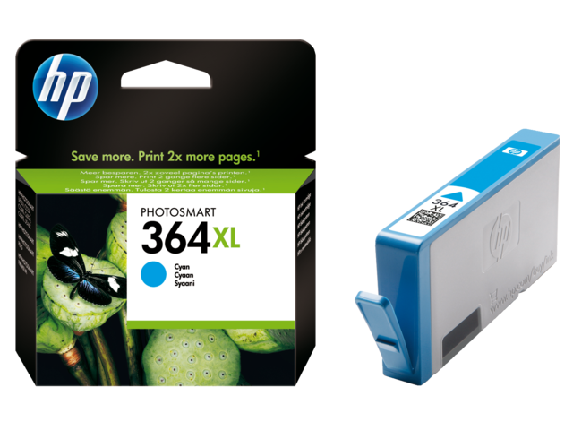 Inktcartridge HP 364XL CB323EE HC blauw